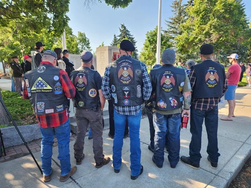 MT Ride to Remember - POW/MIA Ride with Zig, Leethal, Cory, Brandon, Scotty, Matt, Larry, Lee, Colter, Austin, Steve, and Tank.