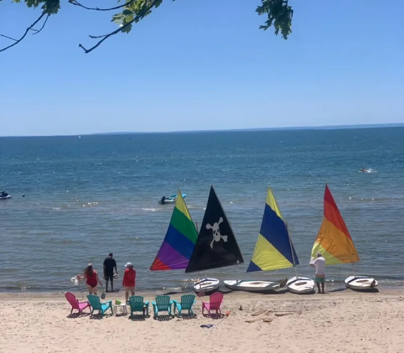 Sunfish on the beach