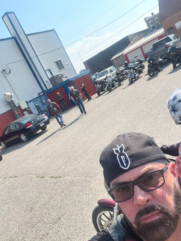 Livingston Stampede Poker Run 9/1/24 with Leethal, Larry, Colter, Sketch, Capt. Crunch, Mama Bear, and friends T. J., Dave, David, and Val.