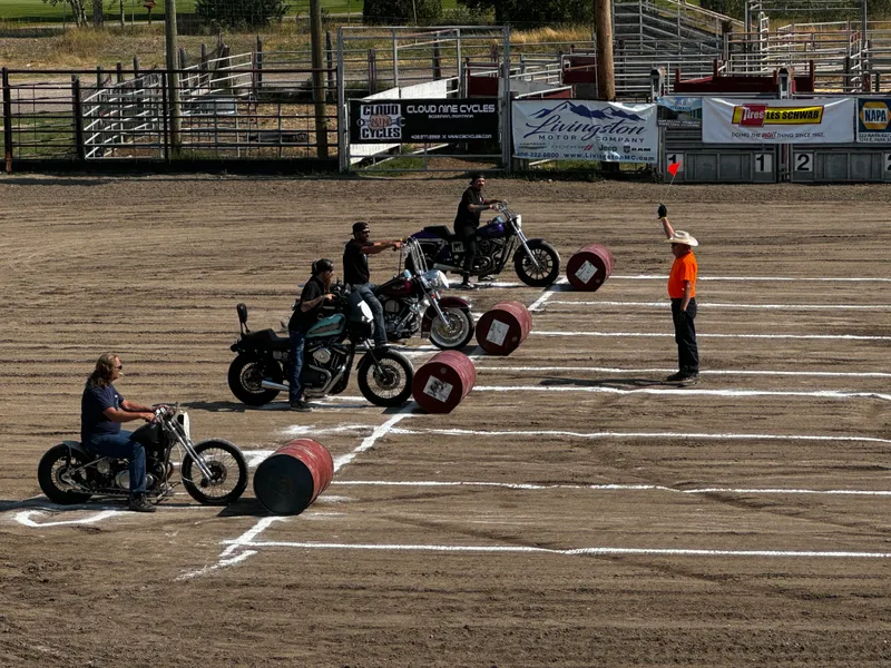 Leethal, Zig, TAZ, Scotty, and friends T. J. , and Des at Steel Horse Stampede Rodeo 8/31/24