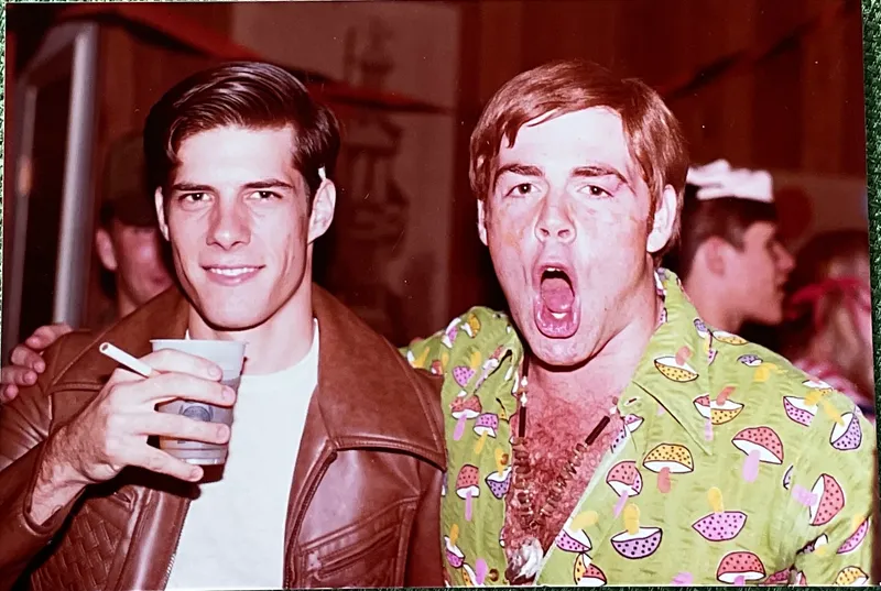 Art C, Russ P - Halloween Party at Capt J 1981