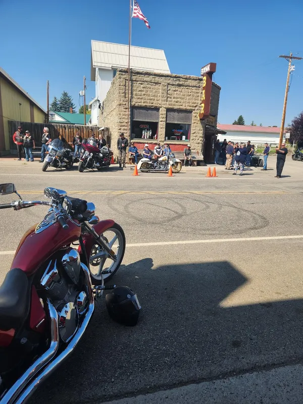 Livingston Stampede Poker Run 9/1/24 with Leethal, Larry, Colter, Sketch, Capt. Crunch, Mama Bear, and friends T. J., Dave, David, and Val.