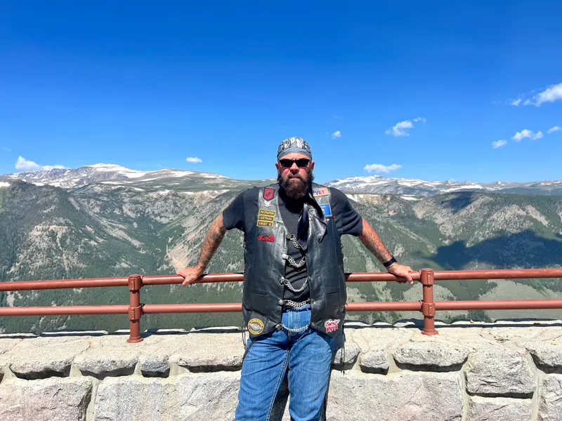 Beartooth Rally 2023 1/2 way up the pass