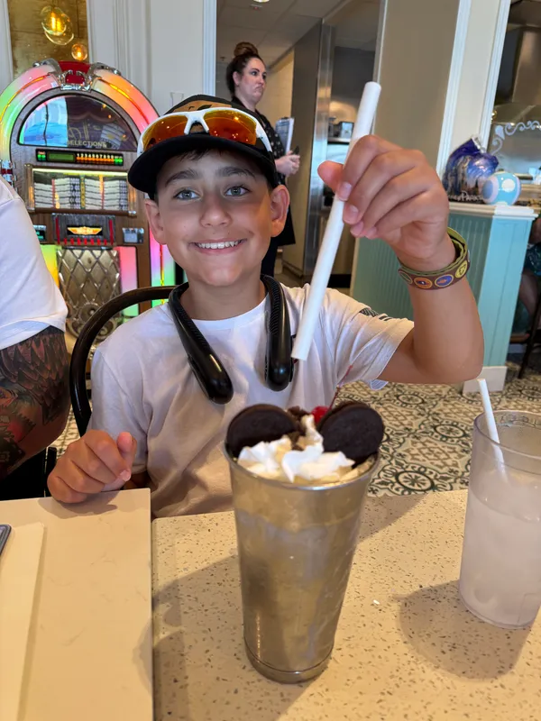 When we were vacationing in Disney World last week!!