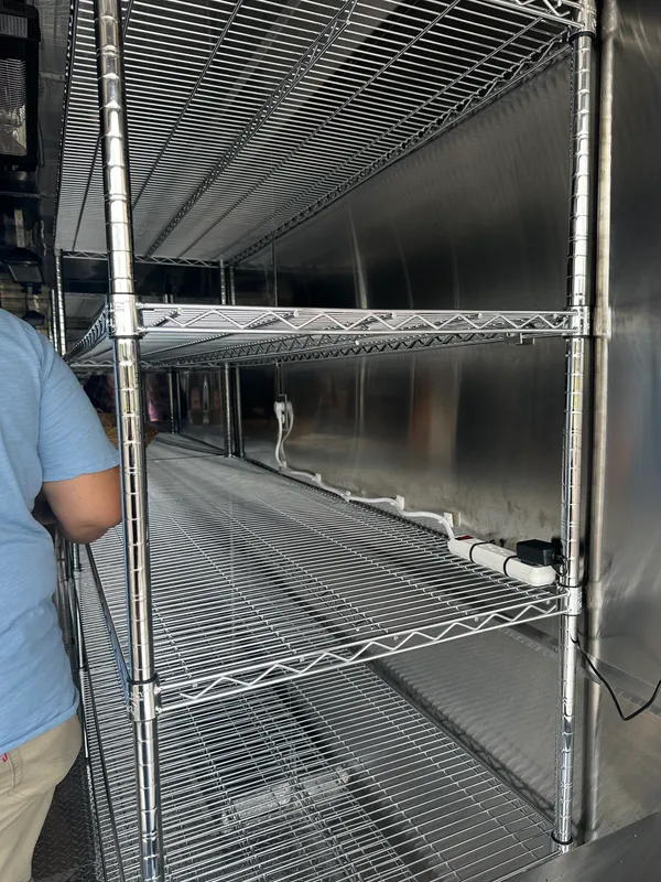 Forgotten Harvest Grocery Truck:  Shelving