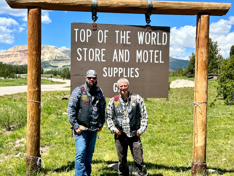 Beartooth Rally 2023 Leethal & Matt Top of the World