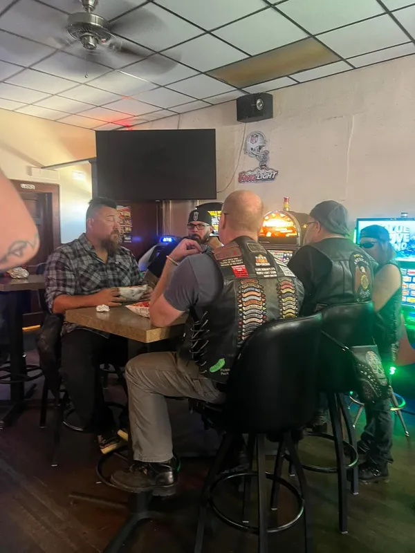 Livingston Stampede Poker Run 9/1/24 with Leethal, Larry, Colter, Sketch, Capt. Crunch, Mama Bear, and friends T. J., Dave, David, and Val.