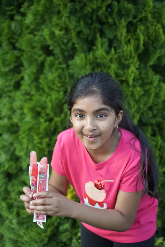 Nothing beats the joy of three Jonny Pops at once—especially when they come as a reward from Mom for a job well done. Grape and Cherry are my ultimate favorites, and in that moment, every bite tasted like love, summer, and celebration. A sweet treat, a proud smile, and a memory frozen in time.
