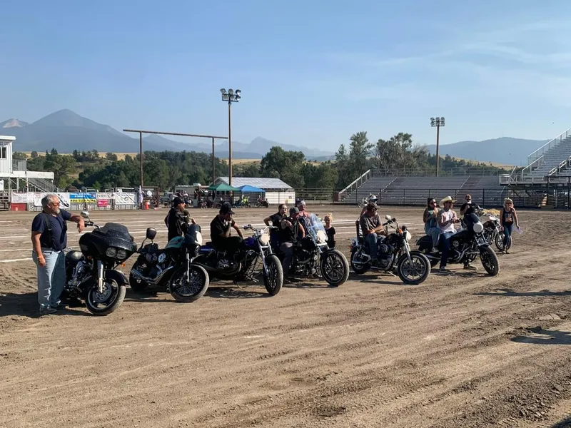 Leethal, Zig, TAZ, Scotty, and friends T. J. , and Des at Steel Horse Stampede Rodeo 8/31/24