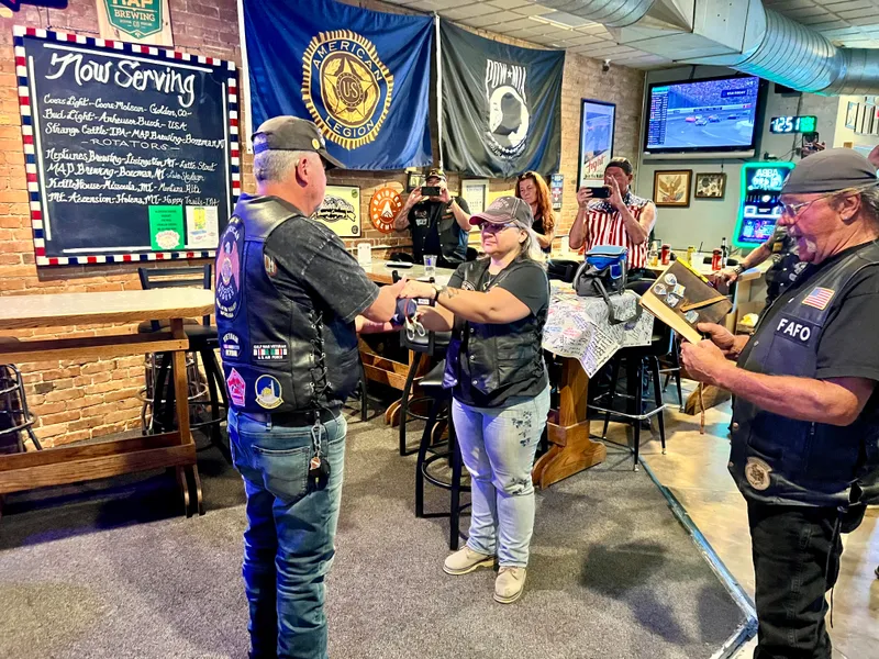 Receiving the flag 6/23/24 https://www.nationofpatriots.com