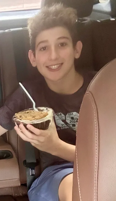 Ice cream after school treat