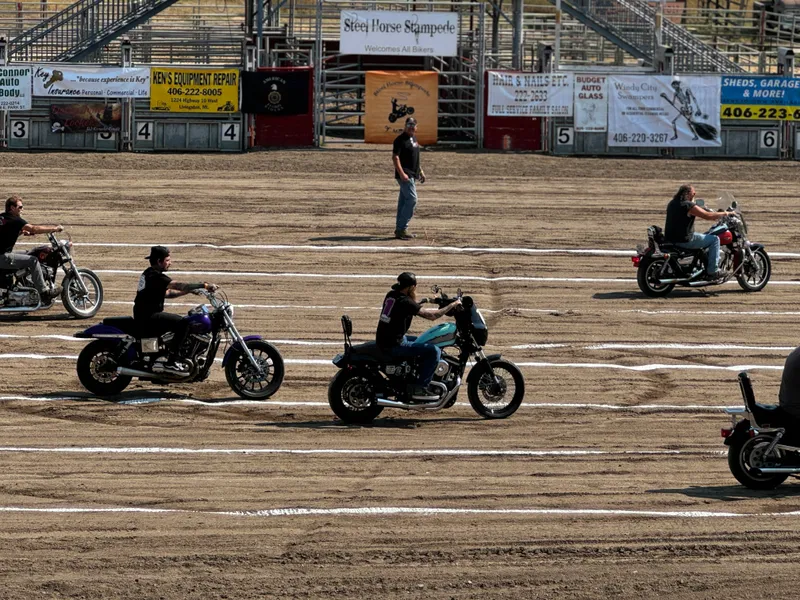 Leethal, Zig, TAZ, Scotty, and friends T. J. , and Des at Steel Horse Stampede Rodeo 8/31/24