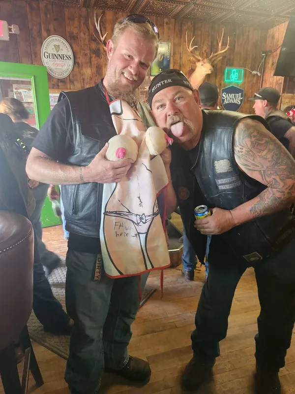 Livingston Stampede Poker Run 9/1/24 with Leethal, Larry, Colter, Sketch, Capt. Crunch, Mama Bear, and friends T. J., Dave, David, and Val.