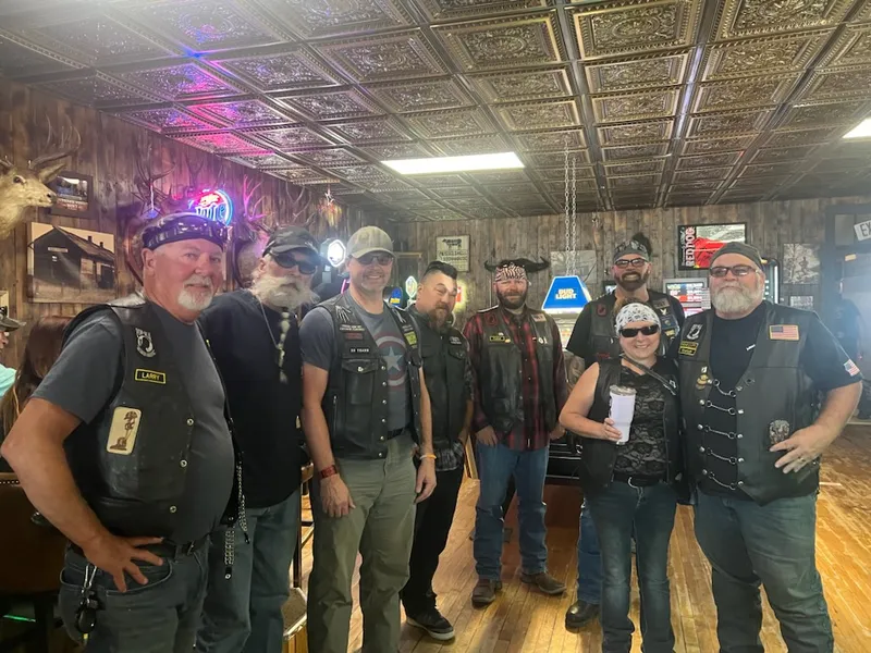 Livingston Stampede Poker Run 9/1/24 with Leethal, Larry, Colter, Sketch, Capt. Crunch, Mama Bear, and friends T. J., Dave, David, and Val.