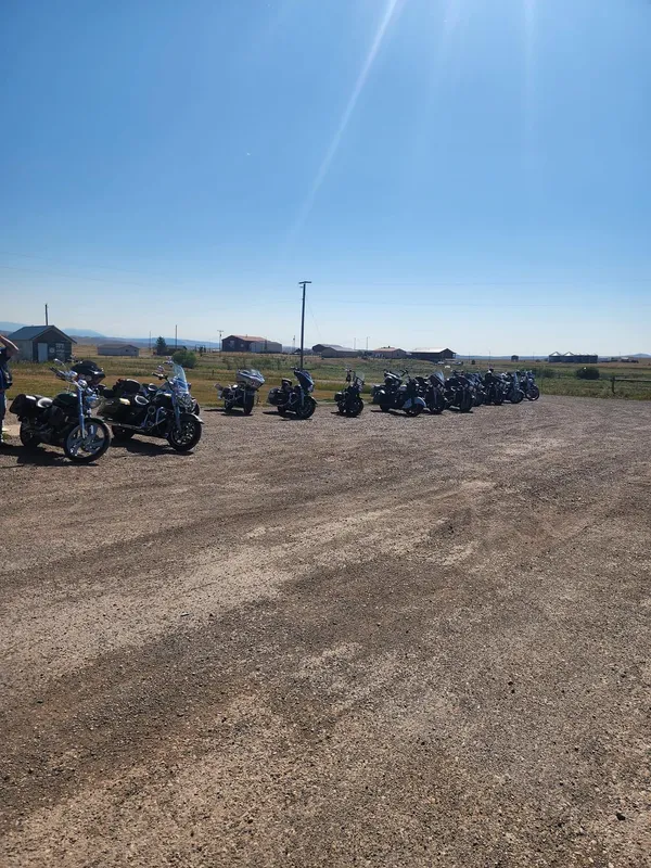 Livingston Stampede Poker Run 9/1/24 with Leethal, Larry, Colter, Sketch, Capt. Crunch, Mama Bear, and friends T. J., Dave, David, and Val.