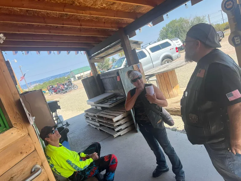 Livingston Stampede Poker Run 9/1/24 with Leethal, Larry, Colter, Sketch, Capt. Crunch, Mama Bear, and friends T. J., Dave, David, and Val.